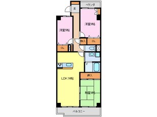 下小田井駅 徒歩1分 4階の物件間取画像